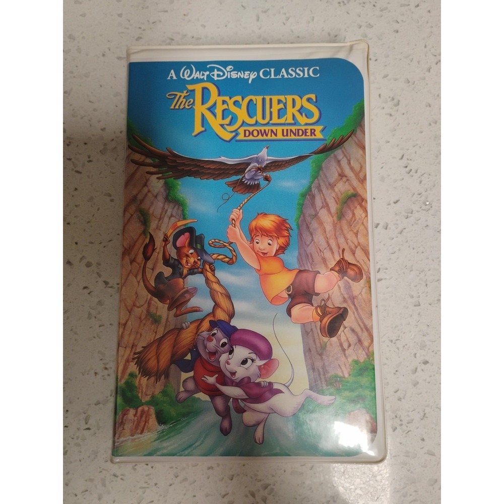 The Rescuers Down Under A Walt Disney Classic‎ VHS